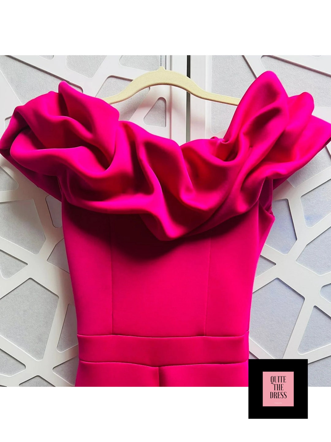 Hot Pink Interview Jumpsuit Pageant Fuchsia Outfit Girls Neoprene