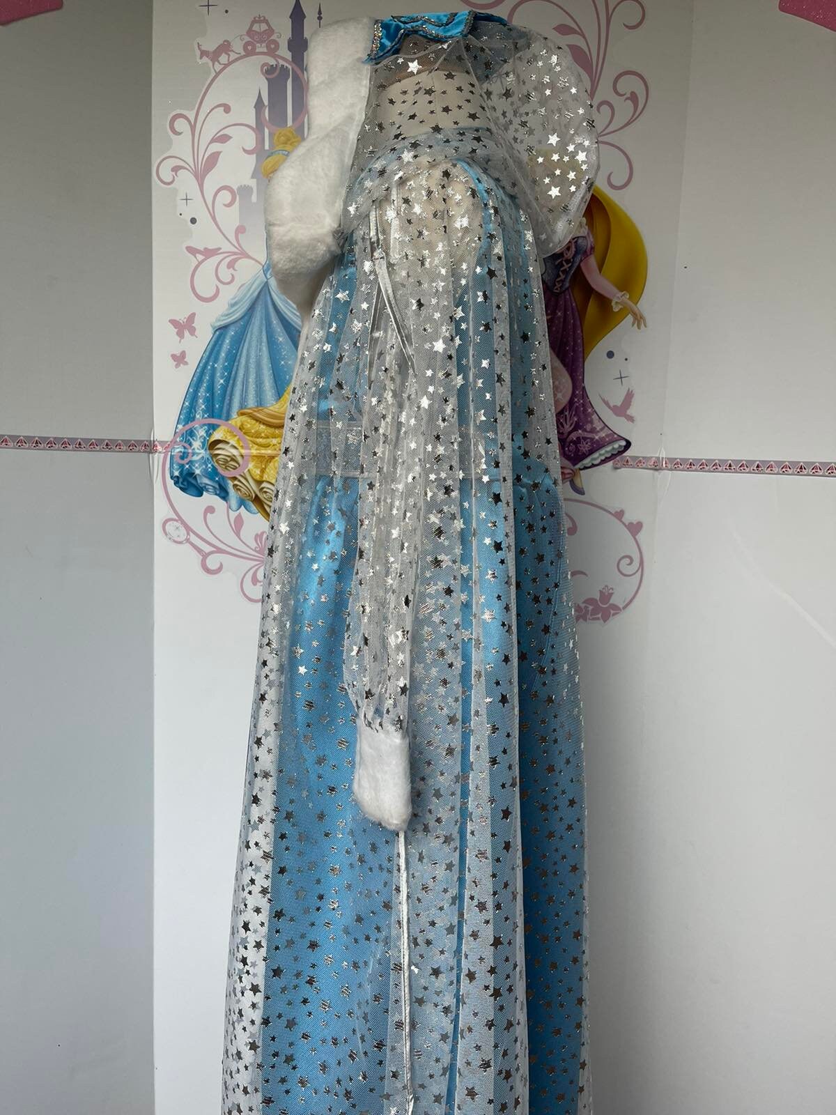 elsa silver dress Elsa Snow Queen Dress: Sequin Bodice, Snowflake Cape
