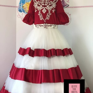 Burgundy White Pageant Prom girls dress Girls ball gown Party Birthday Holiday Wedding girls dress Pageant purple outfit Custom wine dress