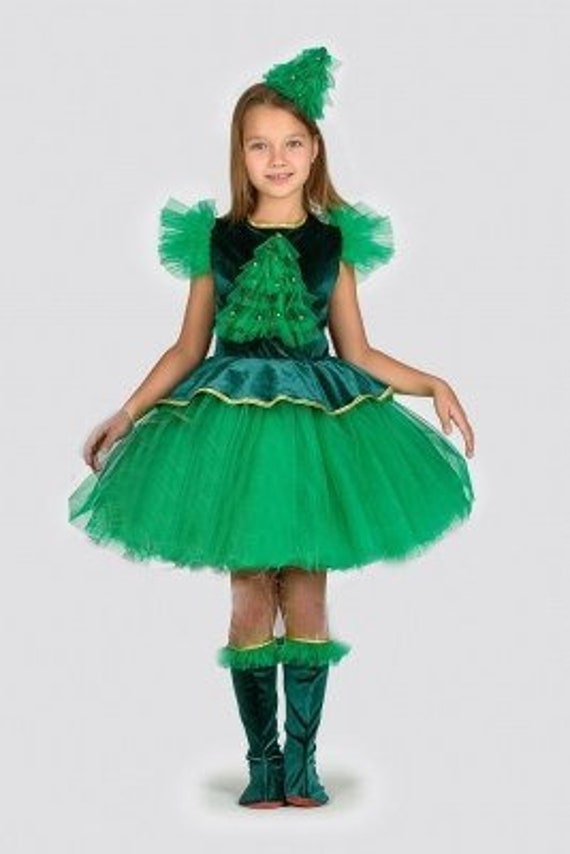 Groene kerst outfit Kerst jurk Pageant jurk Meisjes outfit