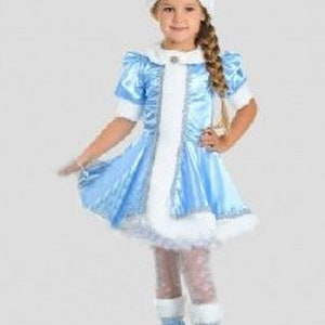 ブルーのクリスマス衣装 クリスマスドレス コンテストドレス 女の子の衣装 誕生日パーティーの女の子のドレス 雪の乙女のクリスマス OOC ファッションの女の子のドレス