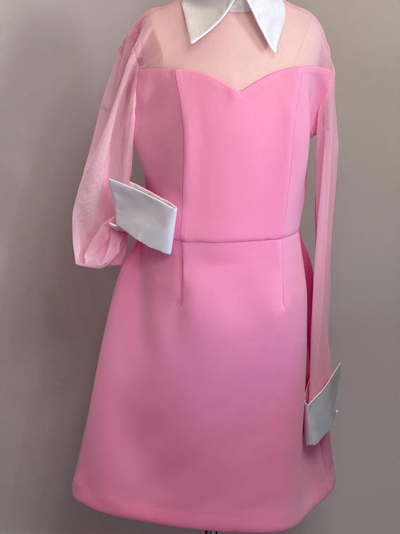 pink neoprene dress Skater Dress Ted Baker Blush Pink Dress Ted Baker London Sleeveless Neoprene Fit Flare Dress, $248