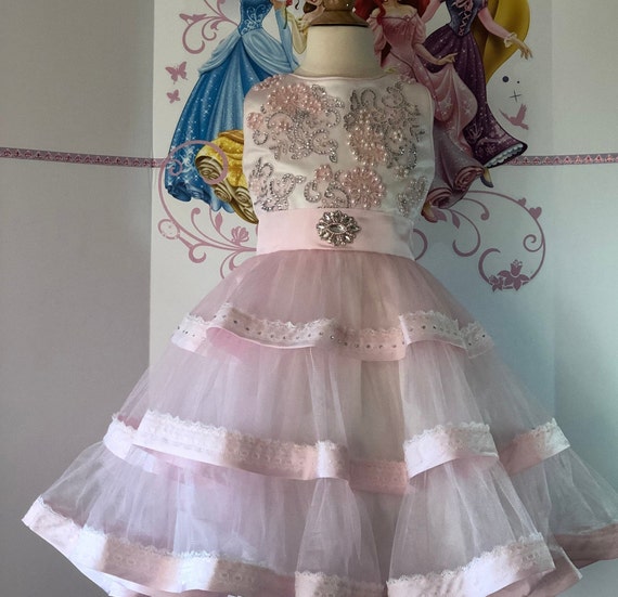 sparkly light pink dress