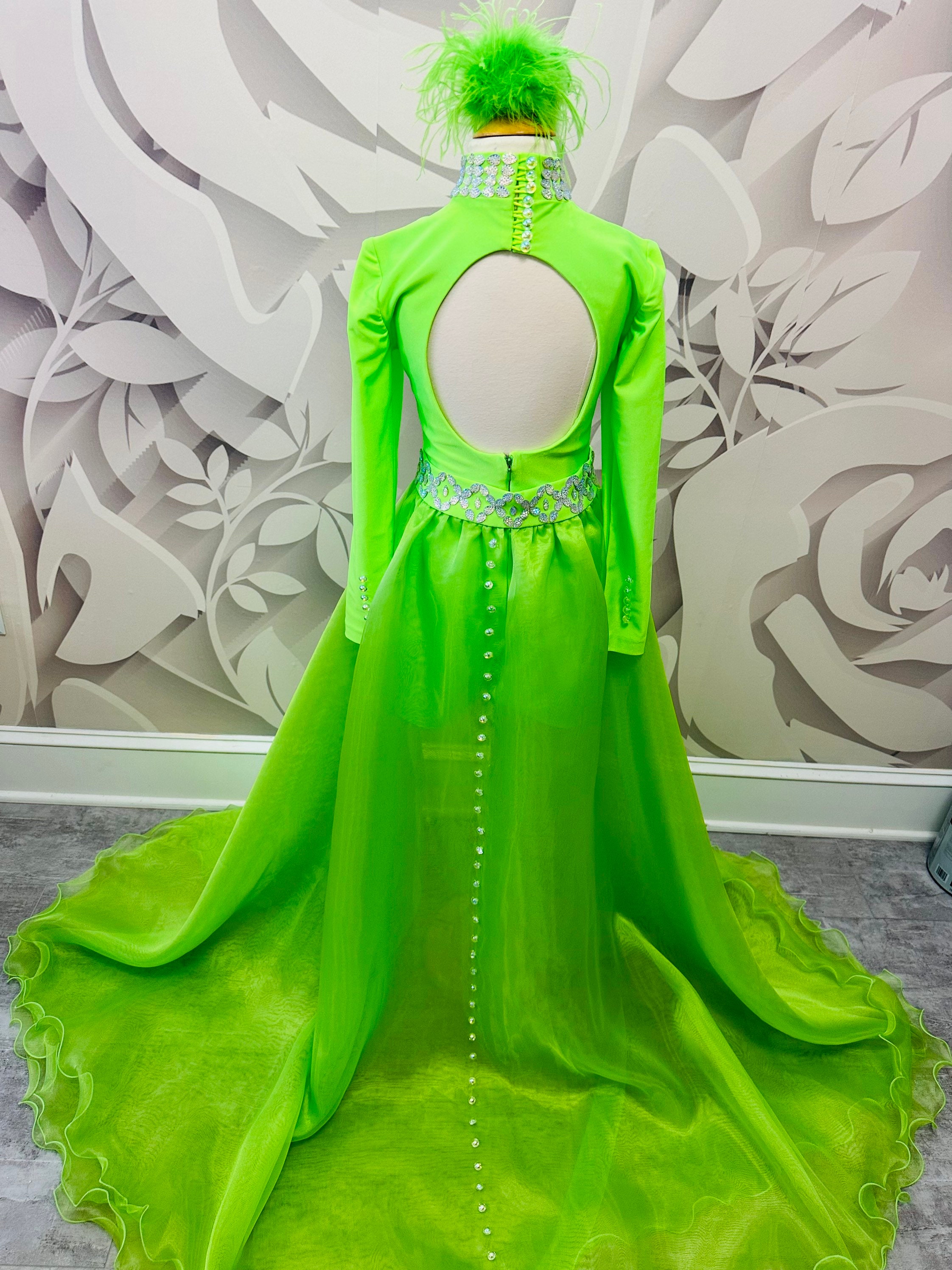 Kelly green jumpsuit cheap