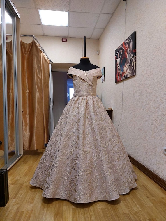 slim fit dress slacks Cold-Shoulder Long Sequin Prom Dress Q1389 Gold / 00