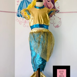 Disney girls outfit Ariel Mermaid outfit Pageant girls suit Little Mermaid Ariel Disney Inspired Little Mermaid Custom Birthday Sea Outfit