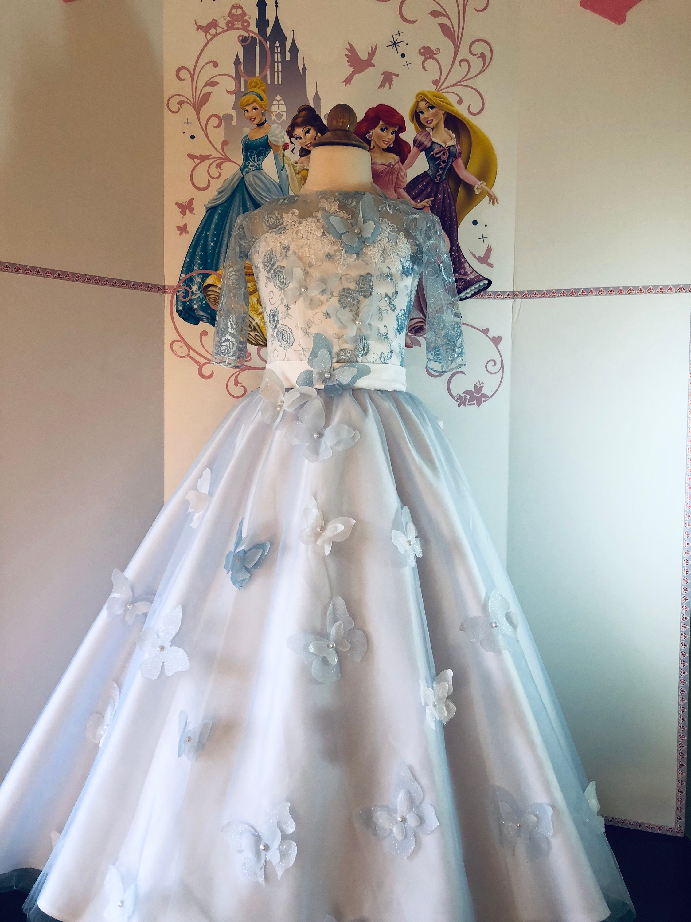 Light Bright Blue Pageant Girls Dress 