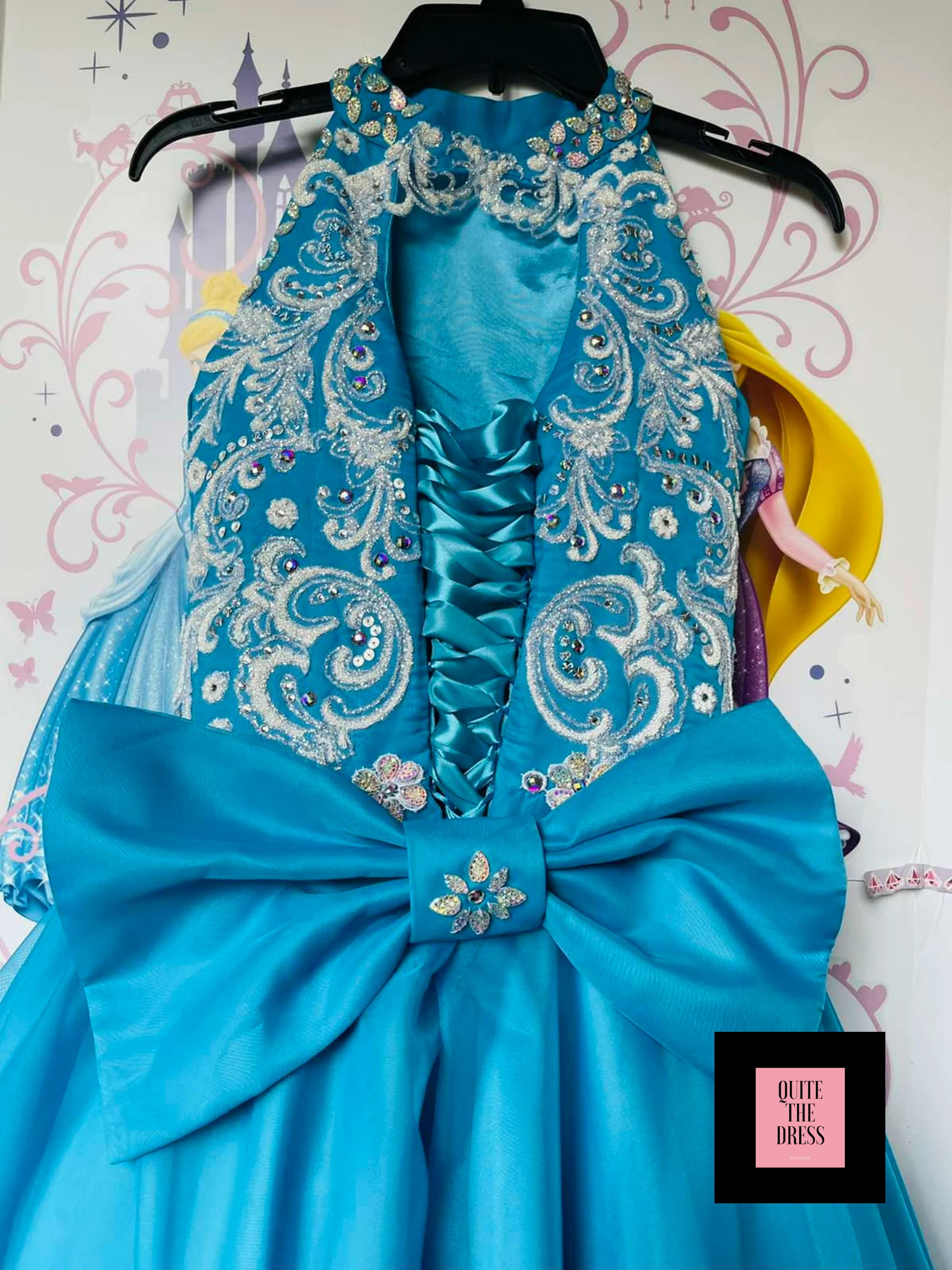 Turquoise Blue Aqua Dress Pageant Prom Dress Girls Ball Gown - Etsy
