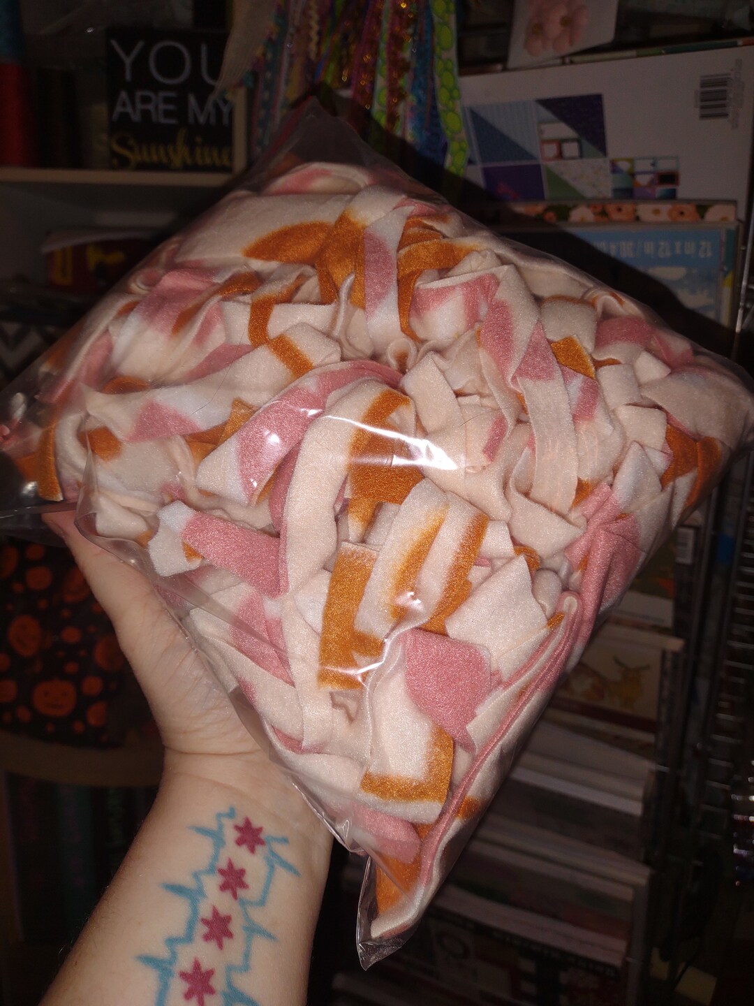 Fleece Dig Strips/ Ecofriendly Bedding/ Nesting Material/ Snuggle