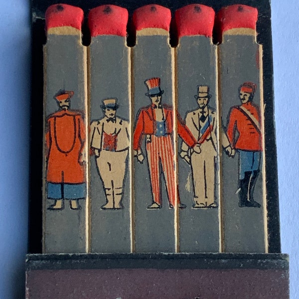 Vintage matchbook Arcade The International Restaurant Philadelphia feature matches