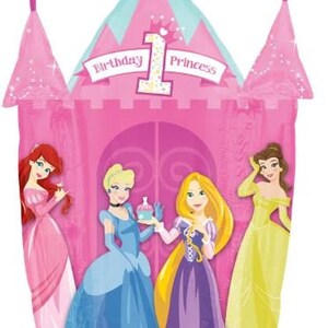 Disney Princess Cinderella Bundle Mylar Foil Balloon Set