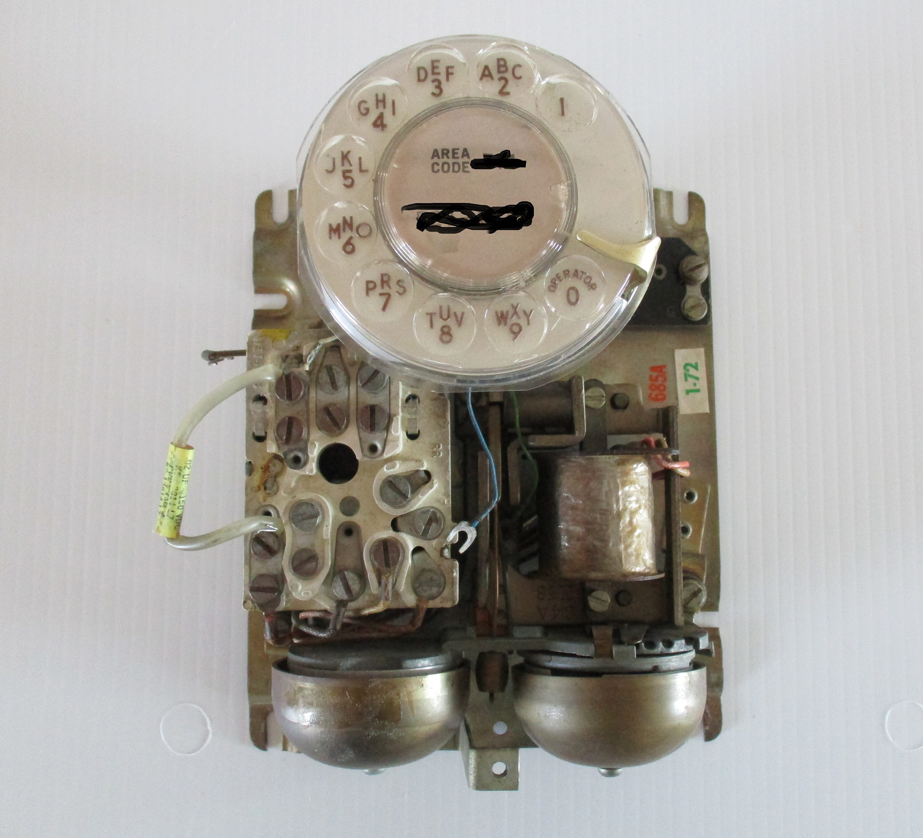 Vintage Rotary Phone Parts 1970s Rotary Telephone Parts Etsy