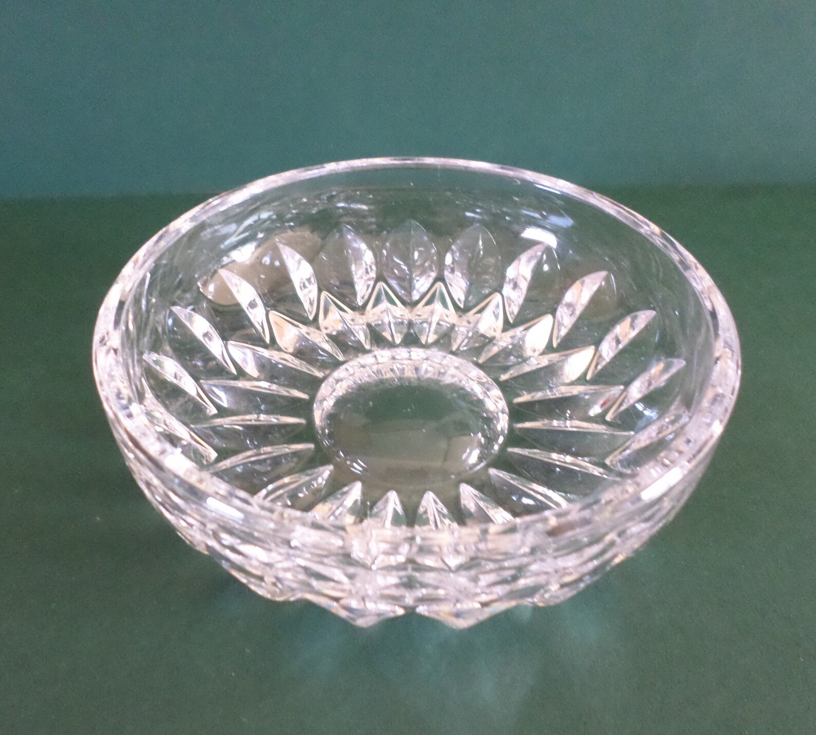 Clear glass potpourri bowl candy dish nut dish Etsy