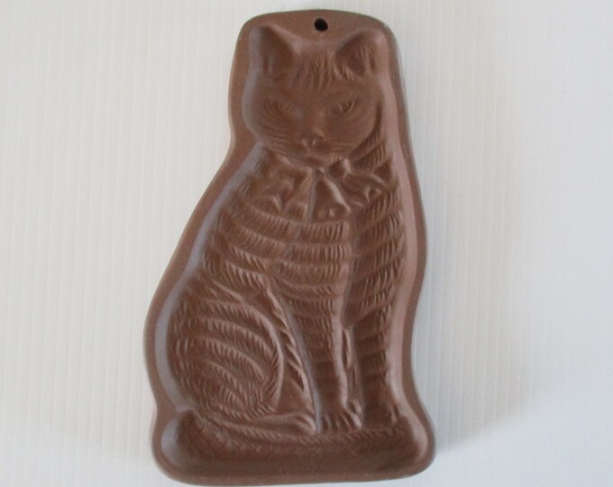 Vintage Hartstone Cat Cookie Stamp 1982 Clay Cookie Press Etsy