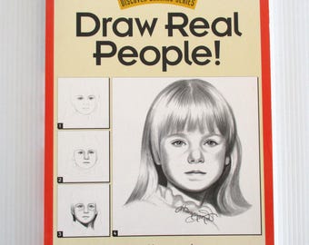 Vintage Draw Real People Discover Drawing Series, Lee Hammond, as is