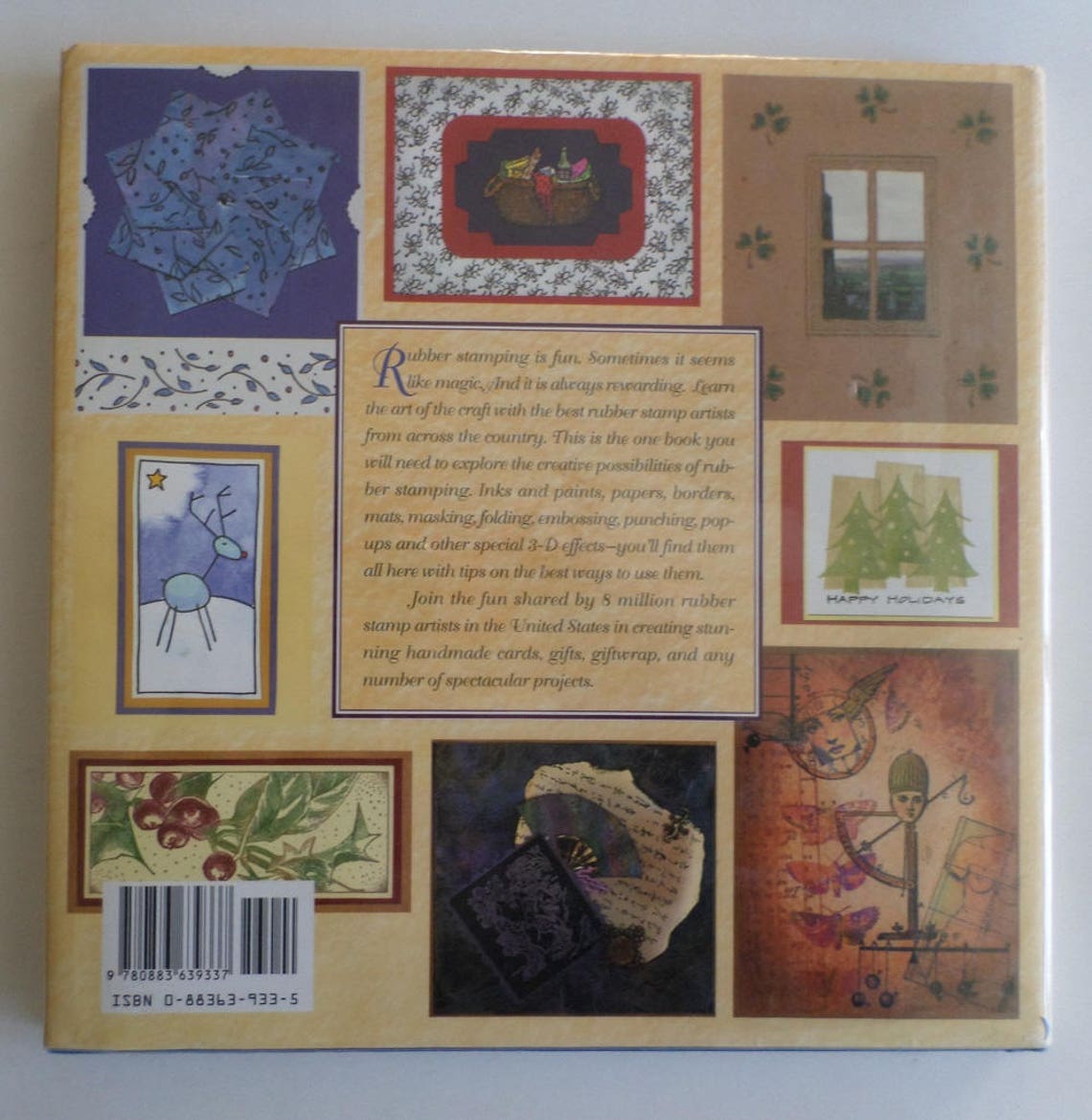 Great Rubber Stamping ideas tips and techniques book Etsy