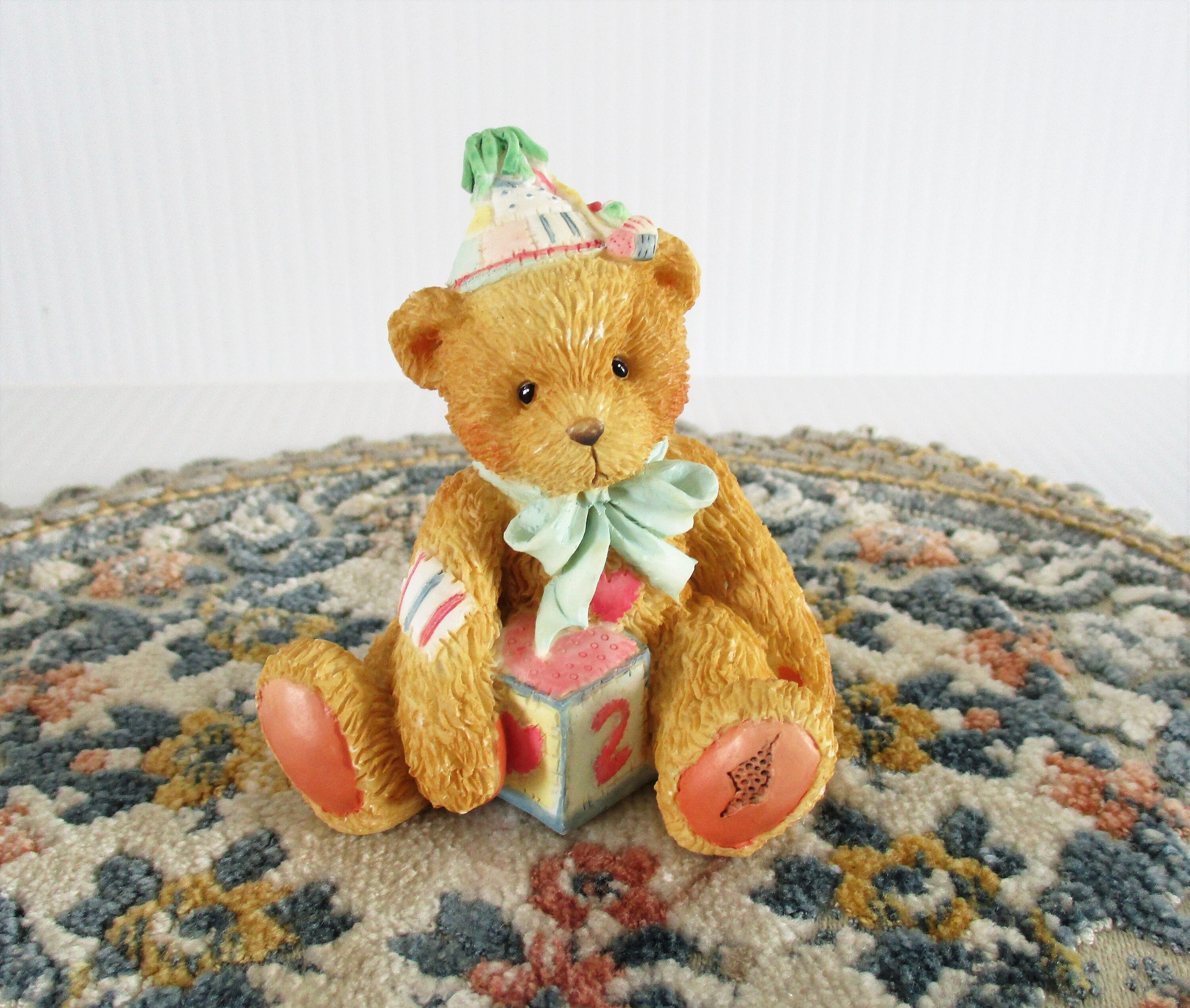 Cherished Teddies Figurine 1992 Age 2 Two Sweet Two Bear
