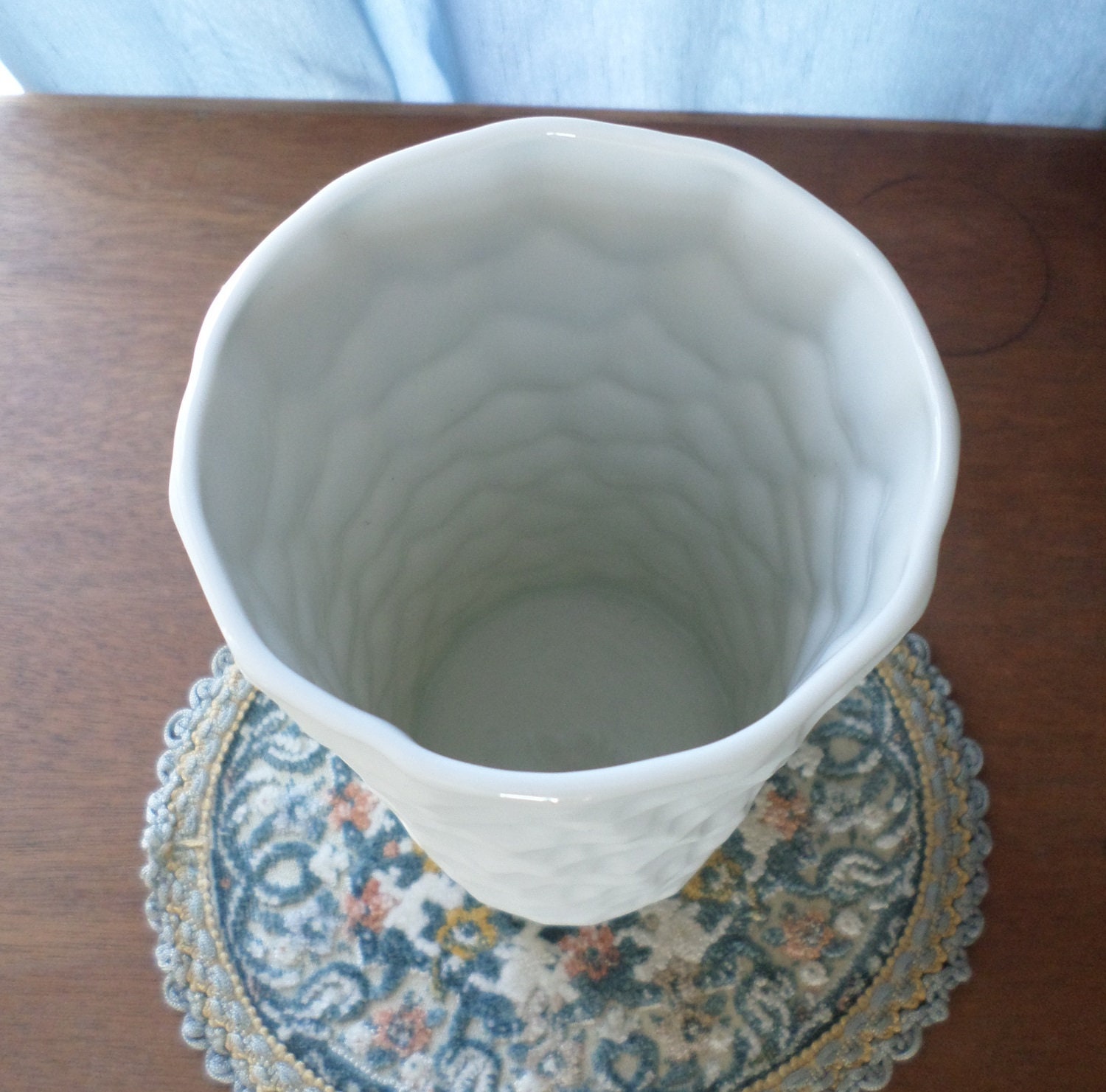 Thomas Germany white bisque porcelain vase 1970s op art Etsy