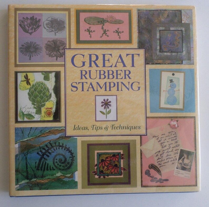 Great Rubber Stamping ideas tips and techniques book Etsy