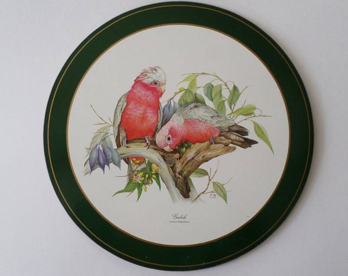Pimpernel Deluxe Round Placemats Australian Birds Table Mats Etsy