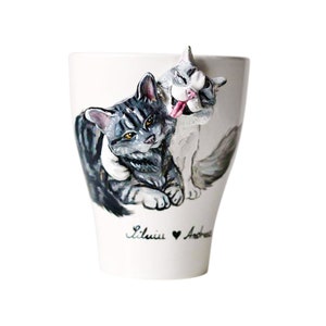 Custom Double 3D Pet Mug
