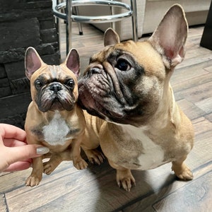 French Bulldog Custom Painted Figurine