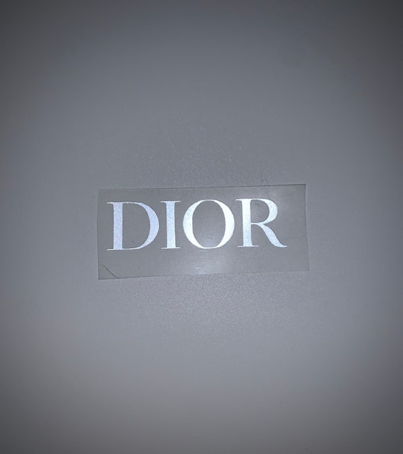 dior reflective sticker