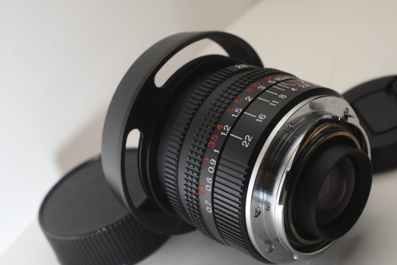 Konica Hexanon-m 28mm F2.8 W/t Matching Hood for Leica M