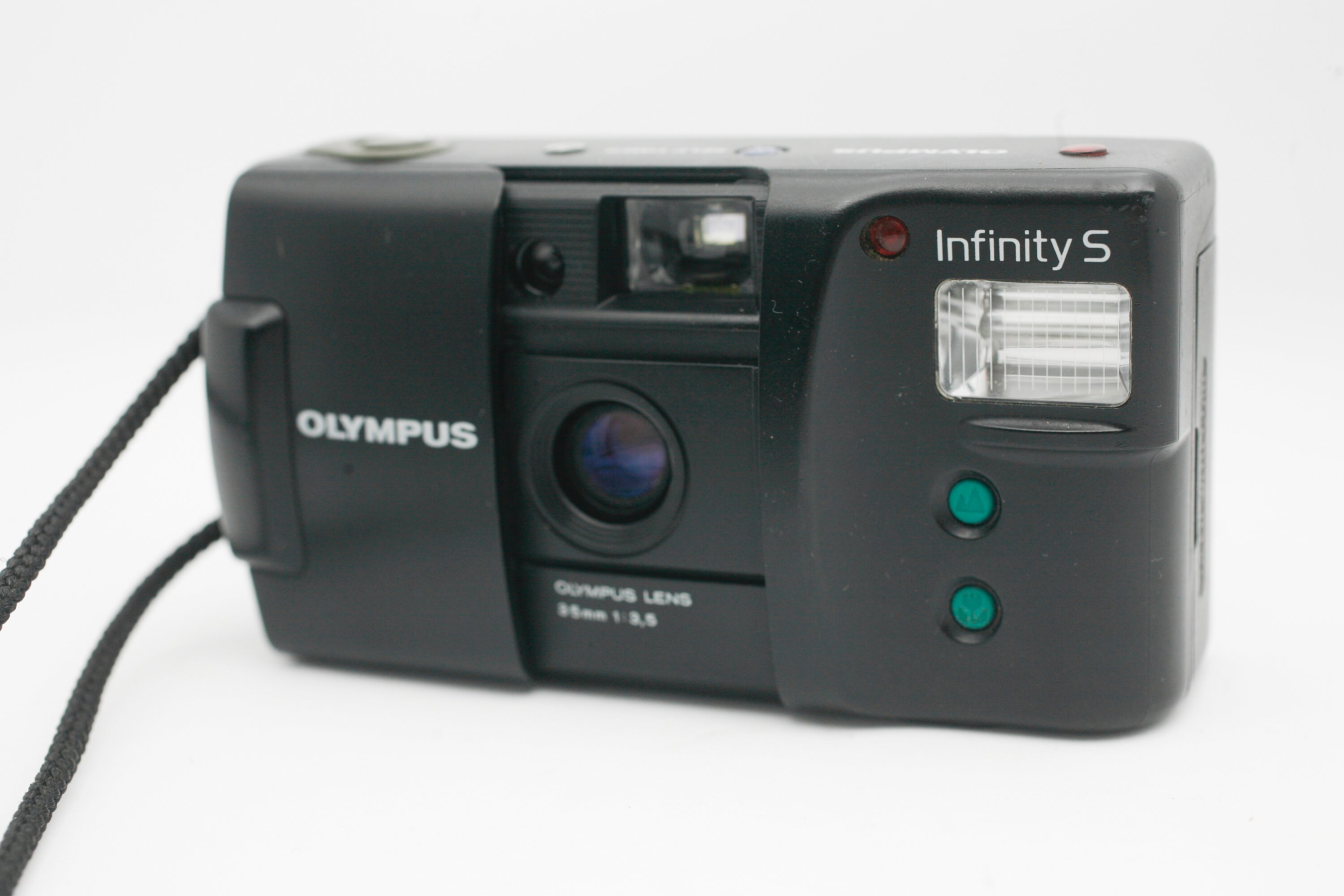 オリンパス Infinity S (35mm 3.5 Point) Olympus Infinity S With 35mm 3.5 Point and Shoot Film Camera - Etsy