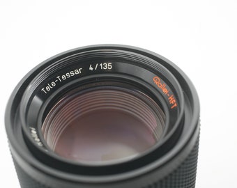 Rollei Zeiss Tele-Tessar 135mm f/4 HFT lens Rolleiflex