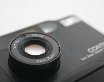 Contax T2 Point and Shoot Film Camera Black - Etsy Contax T2 Point and Shoot Film Camera Black - Etsy