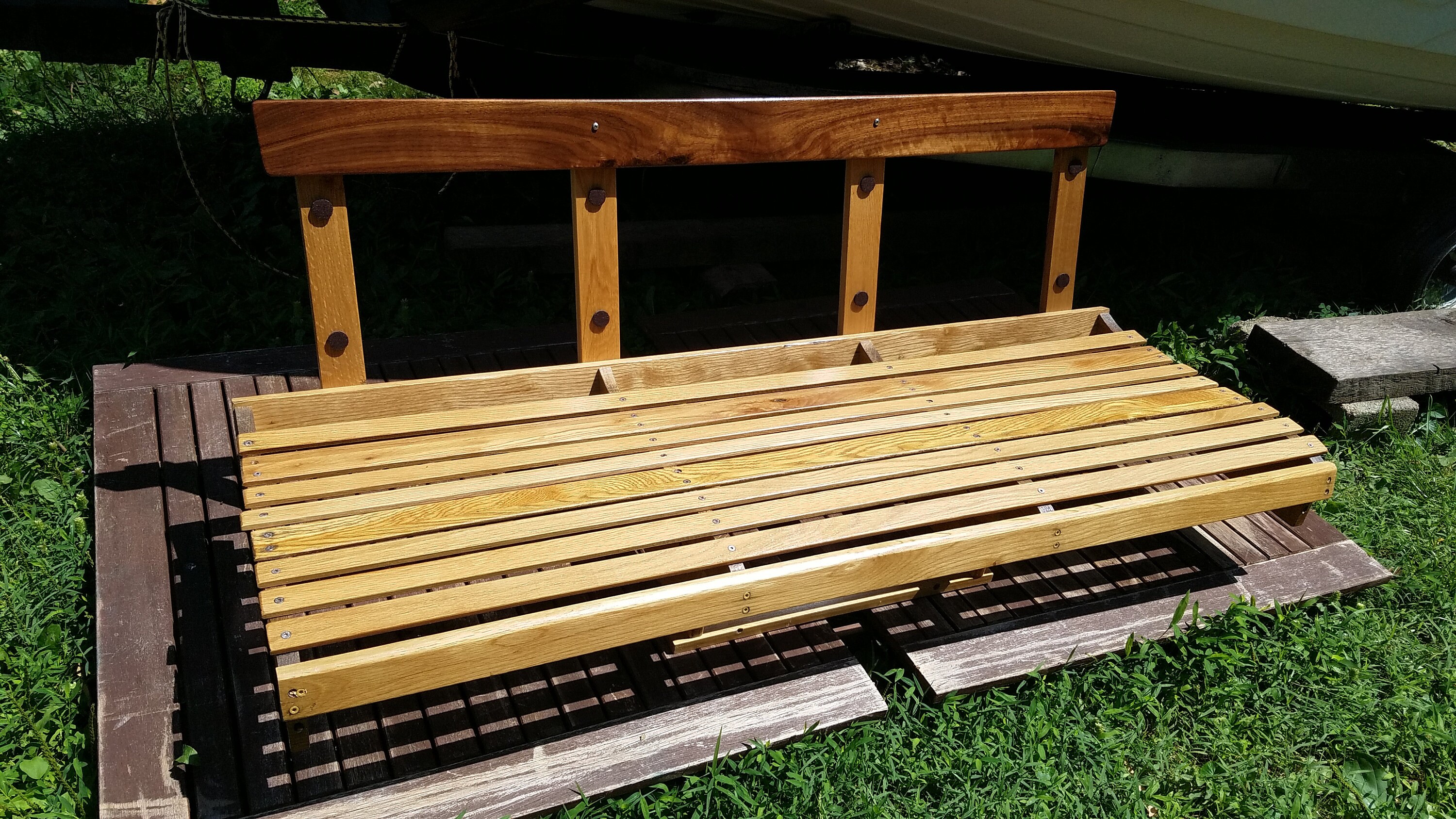 Wooden Boat Bench Etsy