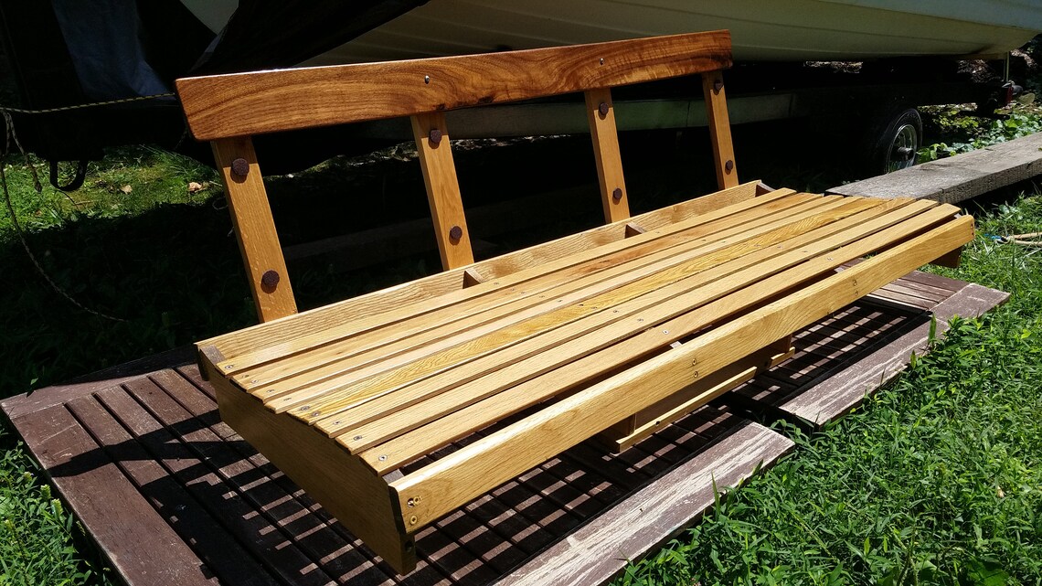 Wooden Boat Bench Etsy