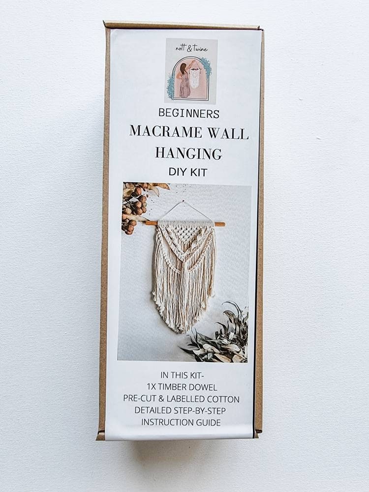 DIY Kit // Beginners Macrame Wall Hanging // Macrame // Make - Etsy