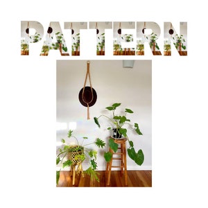 PDF Pattern Macrame Hat Sling // Hat Holder // Hat Rack // Macrame Hat Holder// Storage Solutions