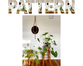 PDF Pattern Macrame Hat Sling // Hat Holder // Hat Rack // Macrame Hat Holder// Storage Solutions