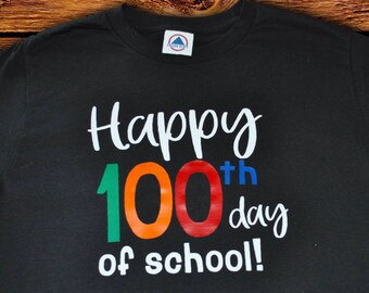 Adult "100th day of school" shirt // Teacher shirts// 100 days of school