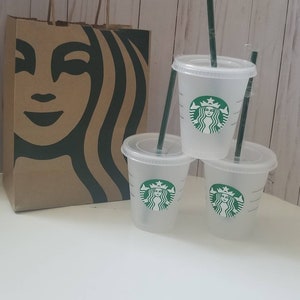 Starbucks cold cup teacher pencil design reusable – 417 Designs LLC