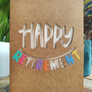 Happy Retirement Card-moeder | Vaders werken pensioenkaart | Sorry dat je weggaat | Je wordt gemist | Op kantoor | Vriendenpensioenkaart