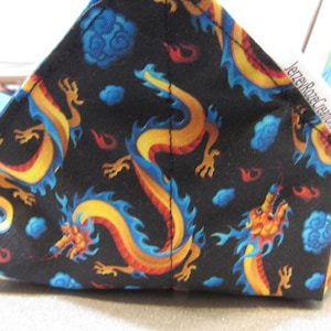 Colorful Dragons Reversible Microwavable Bowl Cozy