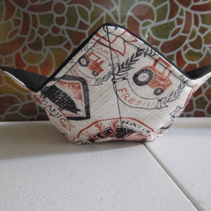 Organic Farming Reversible Microwavable Bowl Cozy