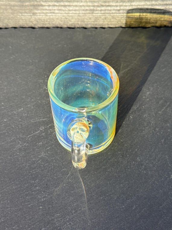 Handcrafted Borosilicate Glass Espresso Cup: Heat Resistant Coffee Gift