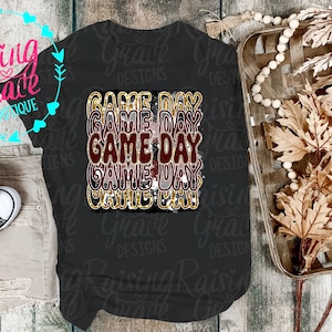 Game Day Retro - Maroon and Gold - T-Shirt - Adult