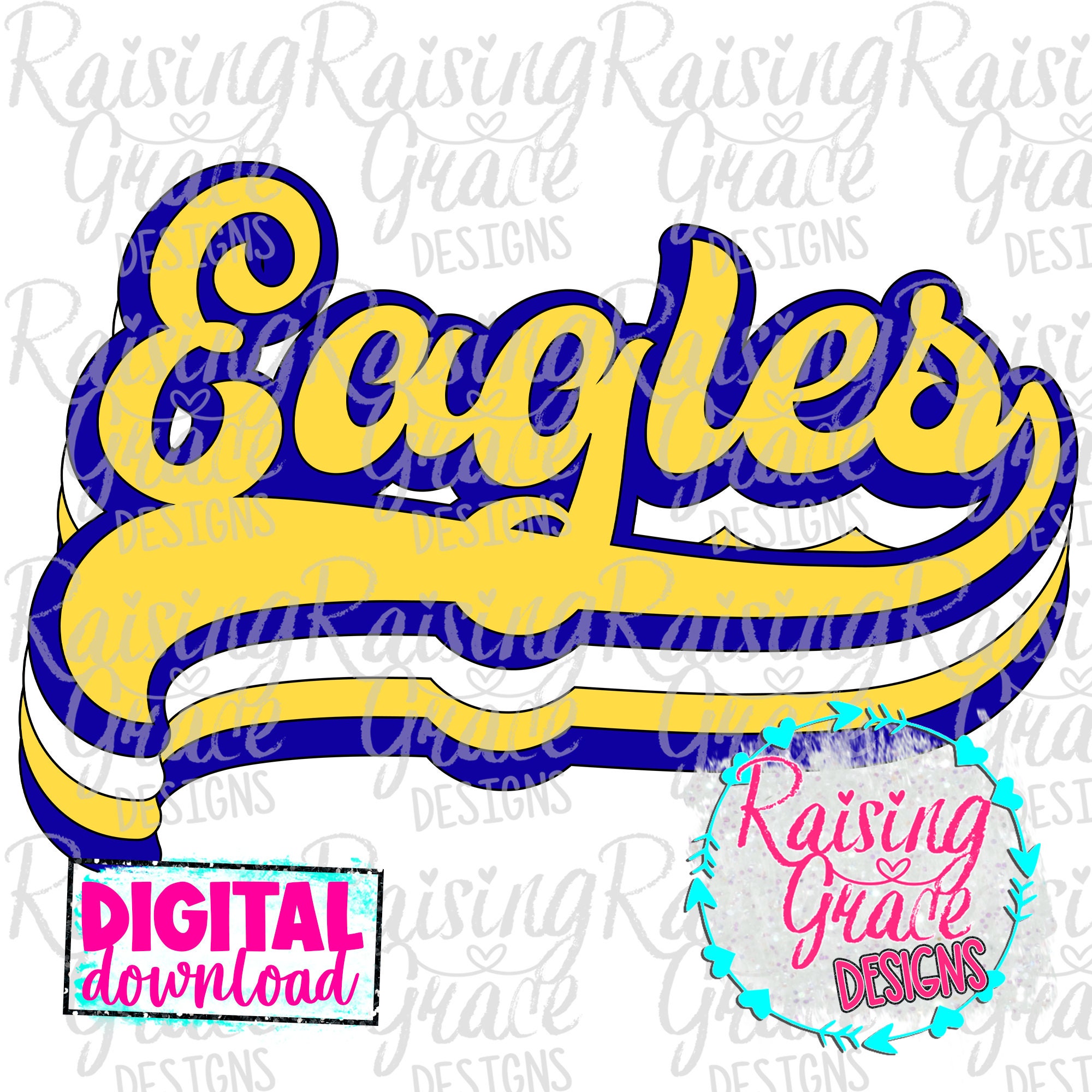 Eagles mascot INSTANT DOWNLOAD 1 vector .eps, .dxf, .svg .png Vinyl Cutter  Ready, T-Shirt, CNC clipart graphic 0435