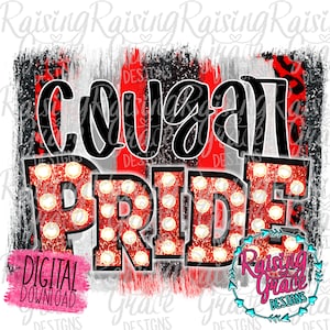 Cougar Pride - Sublimation Design - Digital Download - PNG