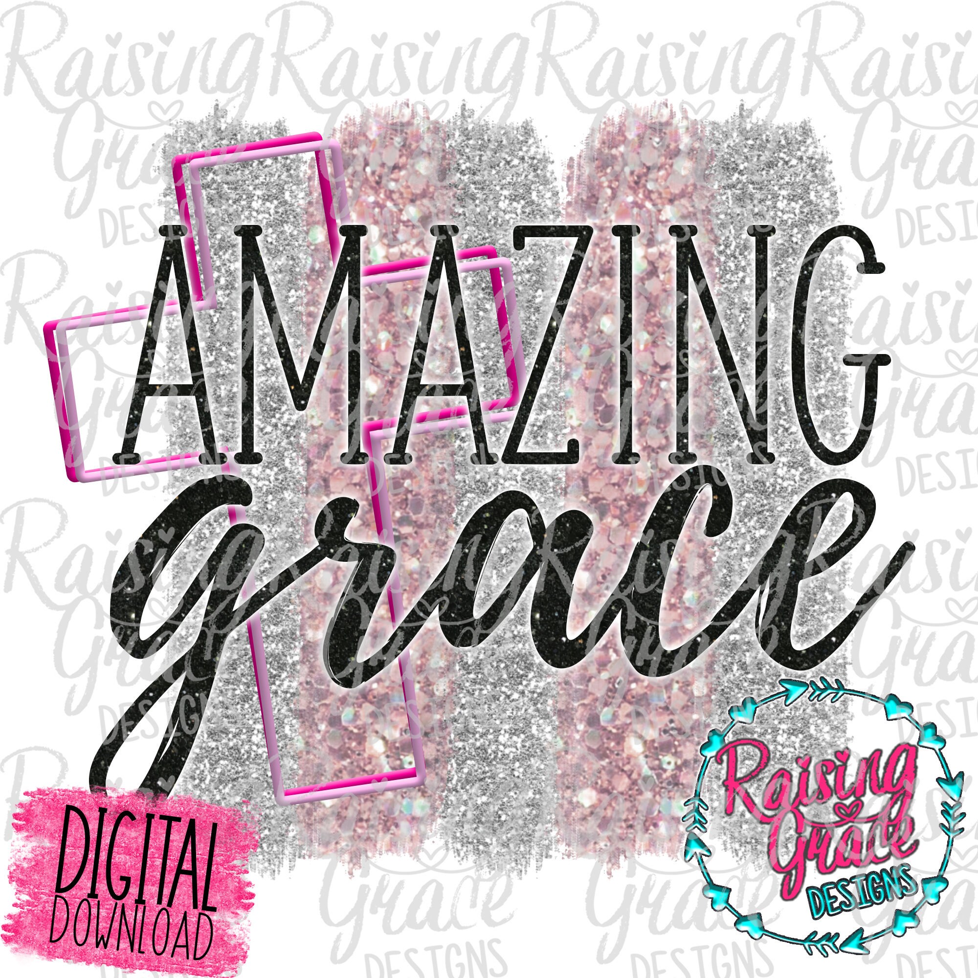 Amazing Grace Sublimation Digital Download PNG - Etsy