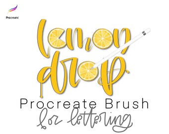 Lemon Drop Procreate Brush