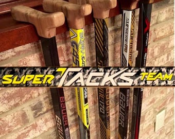Hockey Stick Cane: CCM SuperTacks Team  (Custom sized, available 30 - 38inch)
