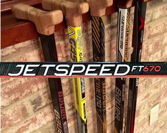 Hockey Stick Cane: CCM Jetspeed FT670 (Custom sized, available 30 - 38inch)
