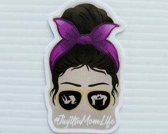 BJJ Mom Life Sticker Jiu jitsu